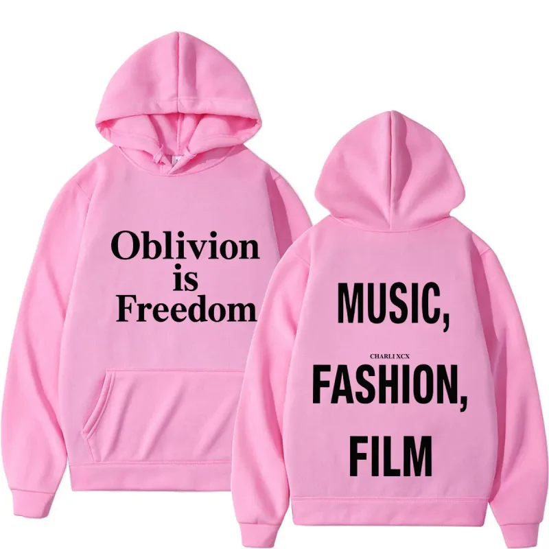 XCX Album Musik Mode Film Tour 2026 Print Hoodie Männer Frauen Mode Pullover Lässige Hip-Hop Sweatshirt Fan Geschenke