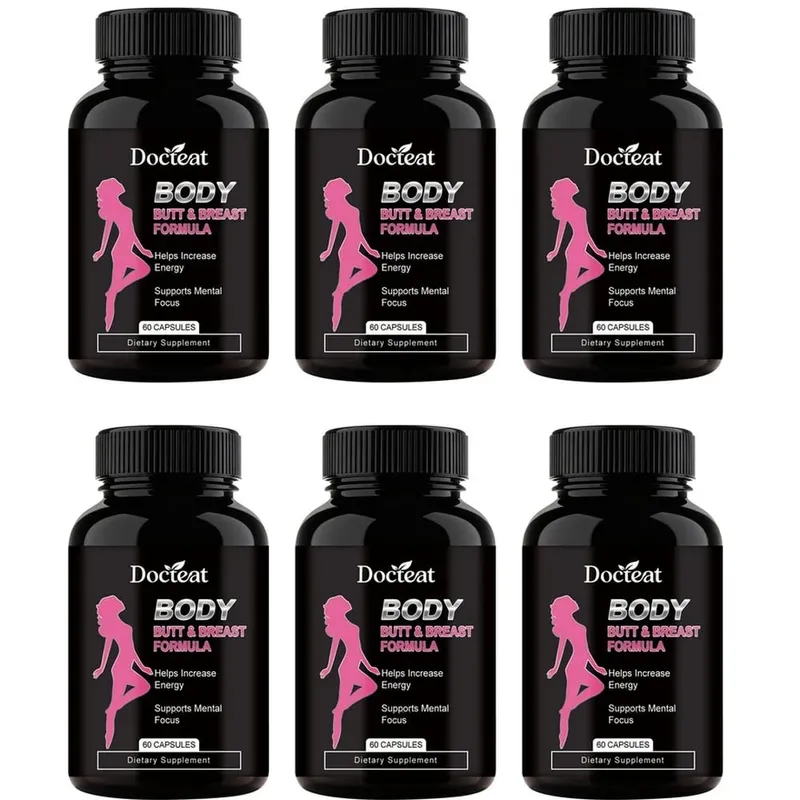 A Docteat Body Butt & Breast Formula kapszula kreatin és tejsavó 60 kapszula segítségével növeli az energiát és támogatja a mentális összpontosítást