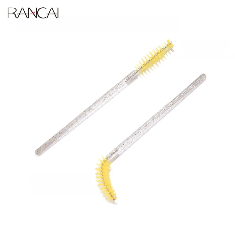 50pcs Disposable Eyelash Brushes Extension Crystal Eyebrow Brush Mascara Wand Eye Lashes Cosmetic Tool Set Makeup Beauty — image 5