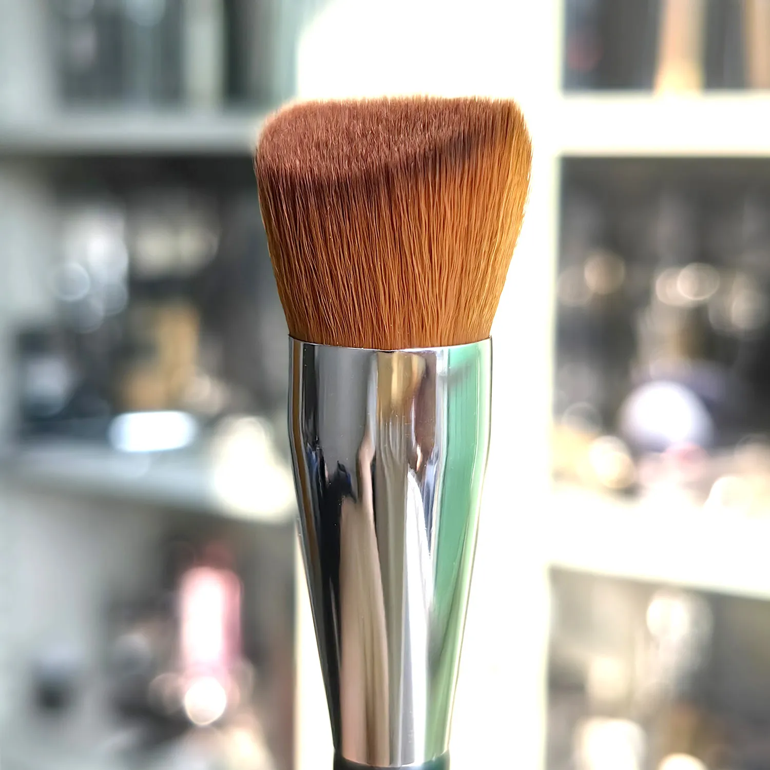 מברשת קאבוקי מברשת איפור פנים מקצועית Brush Powder Foundation סומק ברונזר פריימר בסיס מברשות קוסמטיקה כלי יופי — image 5
