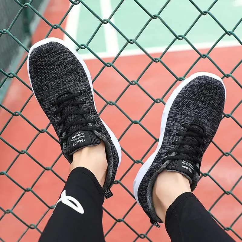 Summer Men Casual Sneakers Mesh Running Shoes Soft Sole Comfortable Walking Shoes Fashion Sports Outdoor Lightweight Footwear