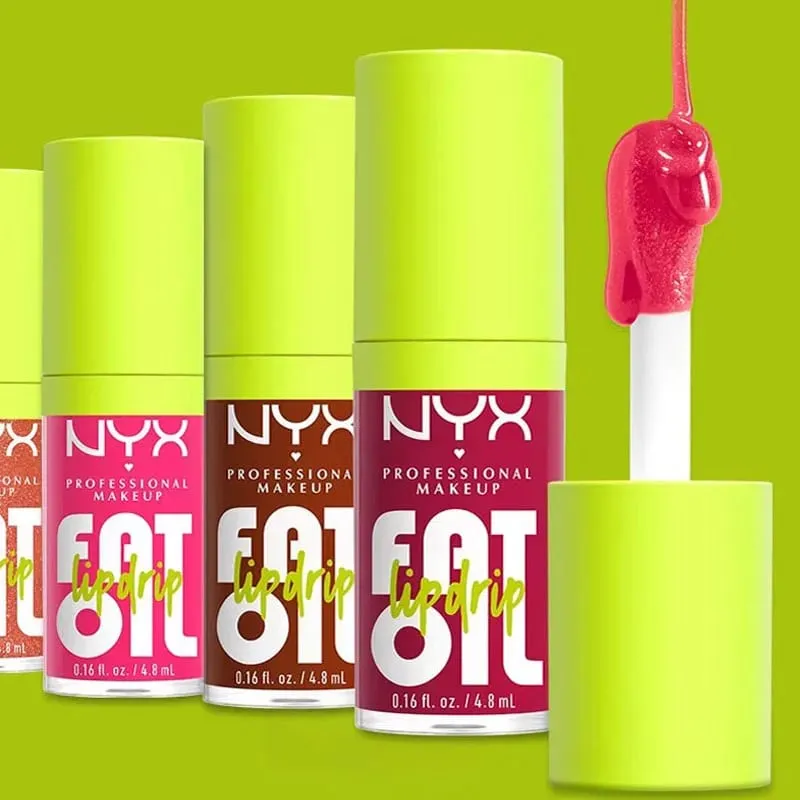 NYX Fat Oil Lip Gloss Drip Lip Gloss מעניק לחות עמוקה לשפתיים דמוי מראה לא דביק סקסי ליפ גלוס Glaze איפור שפתון קוריאני אופנה