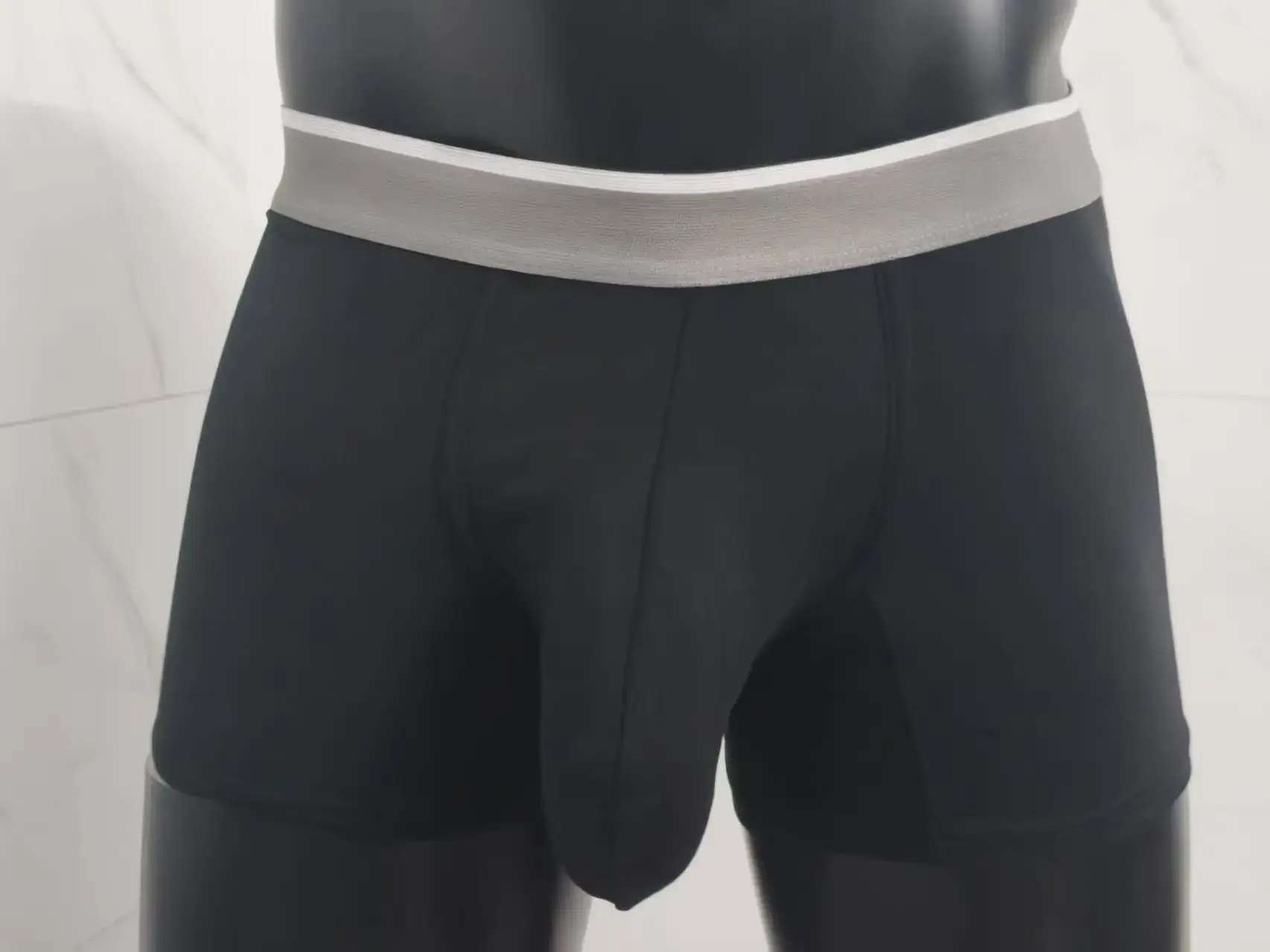 Men Modal Boxer Briefs Breathable Cooling Big Pouch Underwear Soft Mens Boxers Comfortable Male Panties with Extra Large Pouch