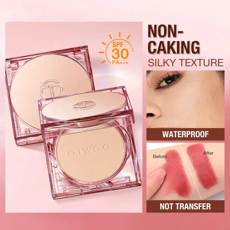 O.TWO.O 9 τμχ Full Makeup Face Setting Powder Primer Base Mascara Eyeliner Pen Eyebrow Tint Lipstick Eyeshadow Make-up για γυναίκες