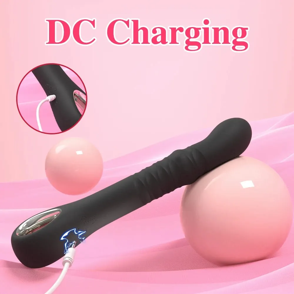 Swing G Spot Dildo Vibrator נשים דגדגן ממריץ רטט טלסקופי אנאלי באט פלאג נקבה דחף צעצועי מין למבוגרים — image 6