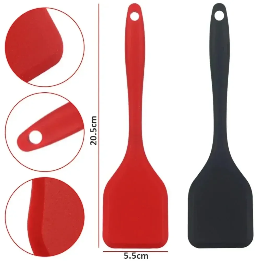 Silicone Cooking Leakage Spatula Dense Shovel Fried FishOmelette Shovel Non-stick Spatula Kitchen Cooking Tools — image 8