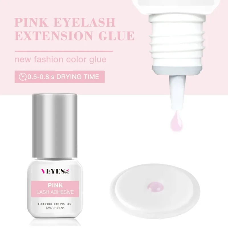 Veyes Inc 5ml/10ml 0.3s Eyelash Extension Glue Αποστολή από ΗΠΑ Veyelash 7 Week Retention Volume Clear Adhesive