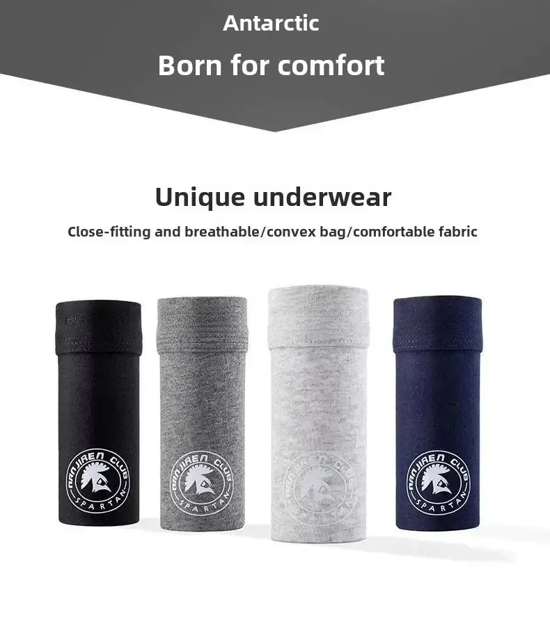 4 Pack Men's Plus Size Boxer Shorts Cotton Anti-Chafe Underwear Big & Tall Breathable Loose Fit Elastic Waistband Boxers