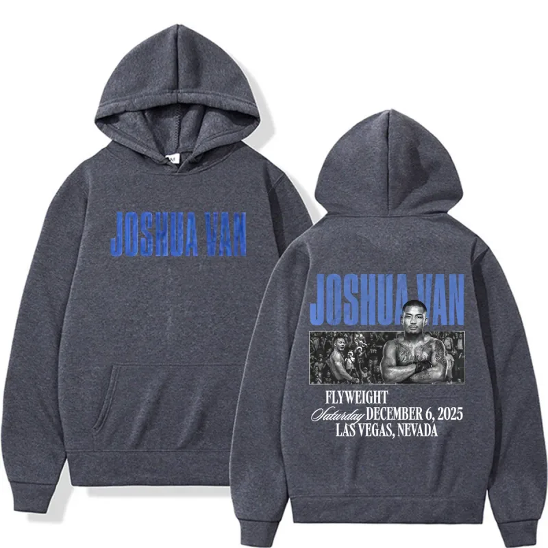 Joshua Van The Fearless Fan Geschenke Hoodies Herrenbekleidung Gewalt Ästhetisches Sweatshirt Lässiger Bodywarmer Fleece Hoodie Pullover