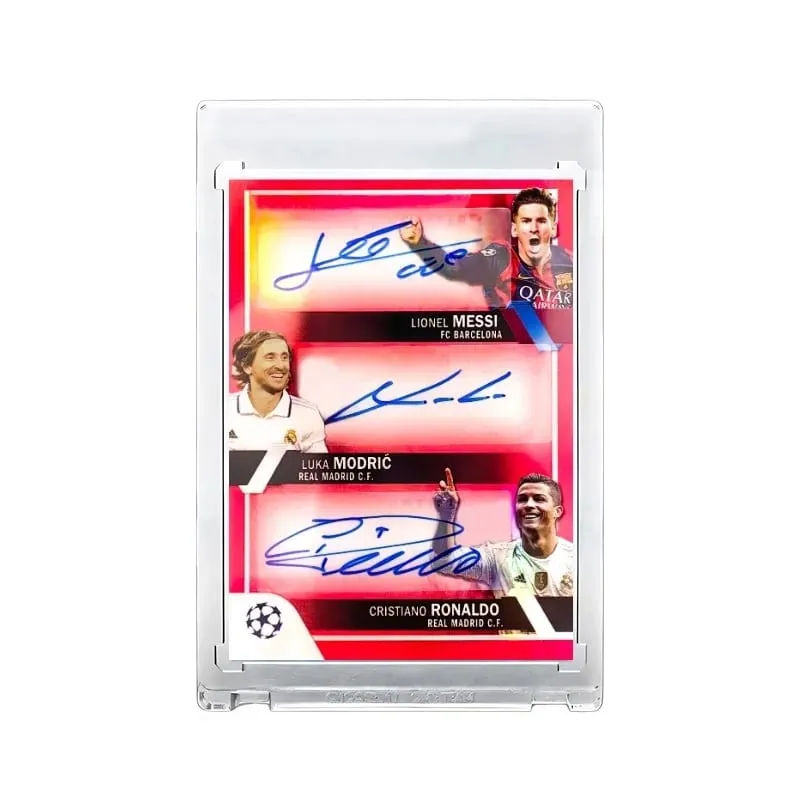 Σετ DIY All-Star ποδοσφαιρικών καρτών με Messi Ronaldo & Mbappé Ultimate Birthday Gift Box for Football Boys Collection Card — image 2