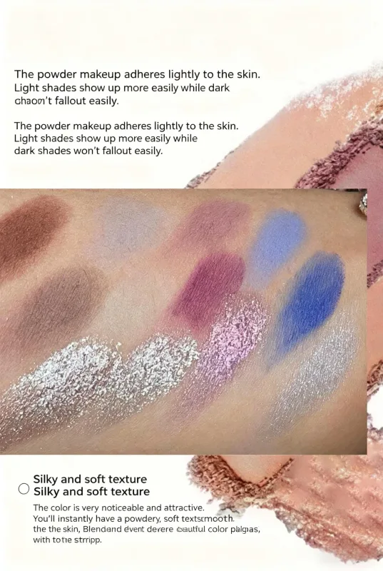 78 Colors Professional Eyeshadow Palette Book Design All In One Makeup Set Shimmer Matte Highlighter Contour Blush Lip Gloss Cos — image 5