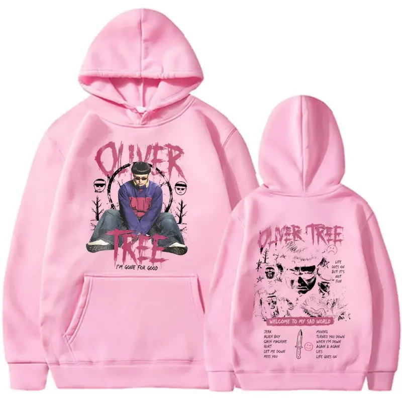 Oliver Tree Hoodies A vida continua 1993-2026 fãs presente pullovers roupas masculinas moda hip hop oversized casual moletom com capuz
