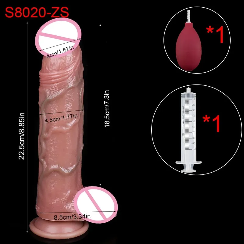 5 Styles Ultra Squirting Dildo Anal Plug Sex Toys For Men Women Gay Masturbator Ejaculating Adult Toys