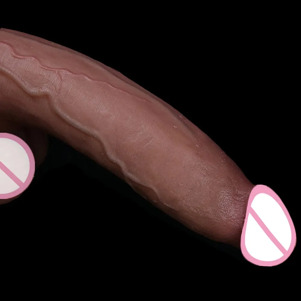 Huge Thick Dildo Realistic Soft Skin Big Penis Suction Cup Anal Dilator Sex Toys for Women Vagina Masturbator G-spot Stimulator
