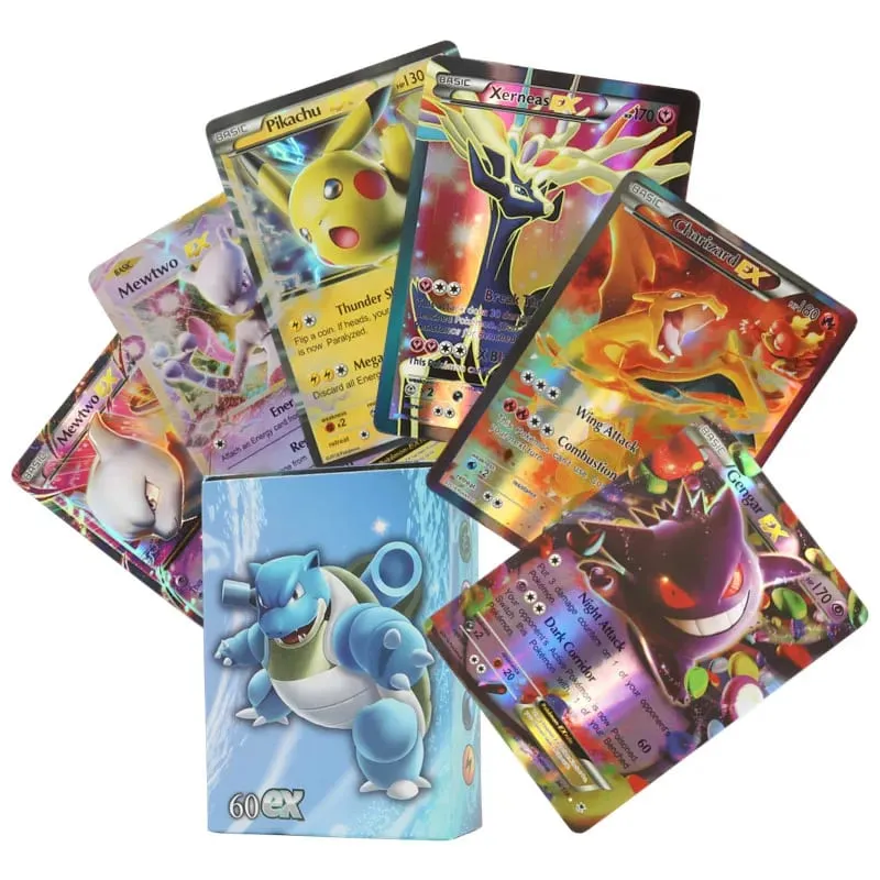 60/100Pcs Pokemon Shining Cards Αγγλική Έκδοση MEGA GX Vmax TAG EX Proxy Collection Cards Παιχνίδια Δώρο για παιδιά