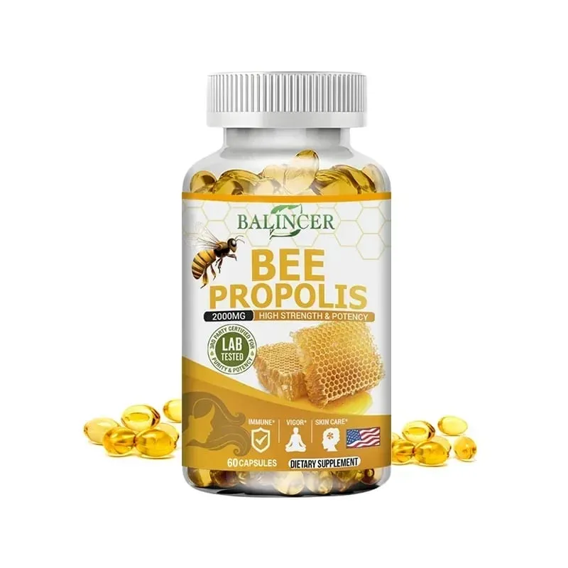 Balincer Propolis Extract Capsules - 2000 Mg Supports Joint Health Promotes Bone Health Enhances Immunity Antioxidant — image 8