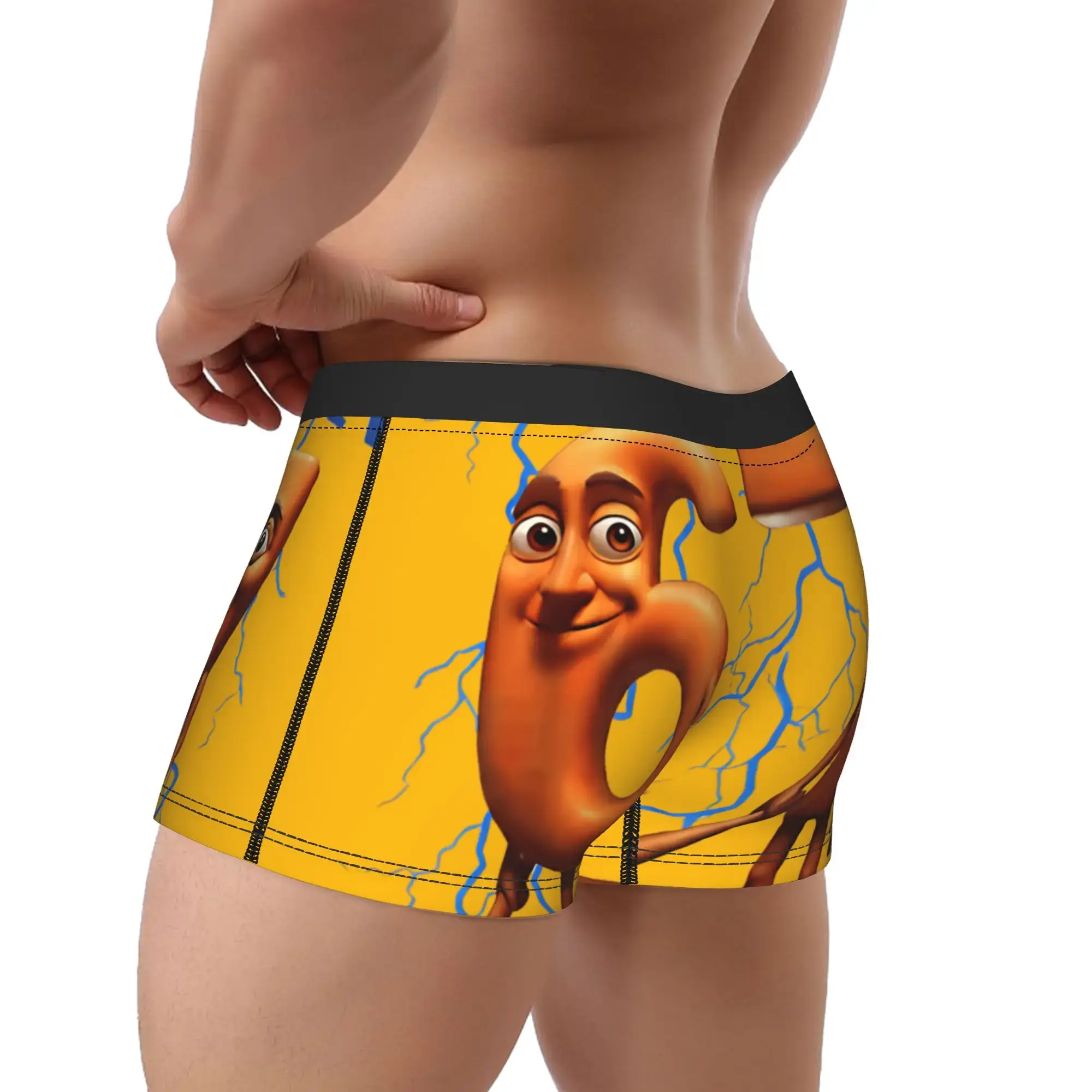 Funny Sixty Seven Brainrot Italian Underwear Print Trunk Quality Male Panties Breathable Boxer Brief Gift — image 3