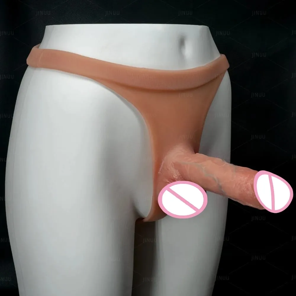 Silicone Strap on Dildo Para sa Lesbian Gay Reusable Solid Penis Dick Skin Feeling Dildo Pantalon Strapon Penis Sex Toys para sa Babae 18+