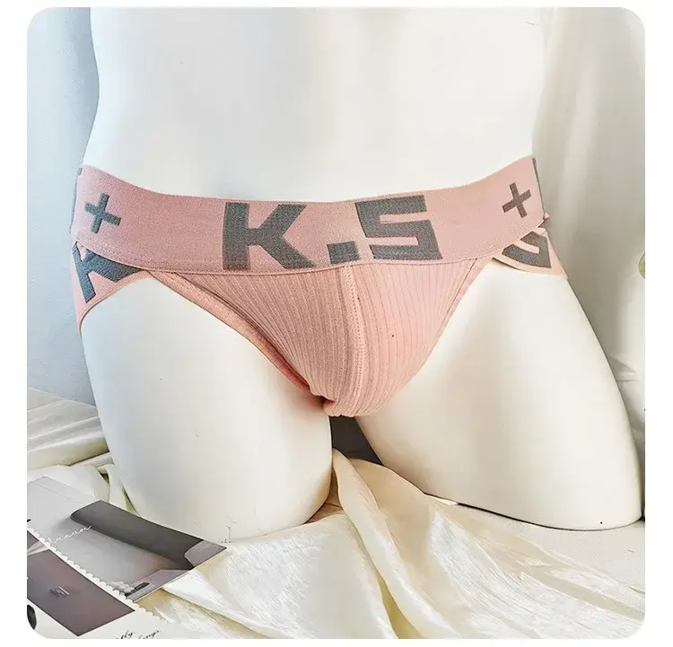 Men's Low Waist Cotton Briefs Breathable Fashion Sport Underwear Slip Homme Comfortable Innerwear β image 9