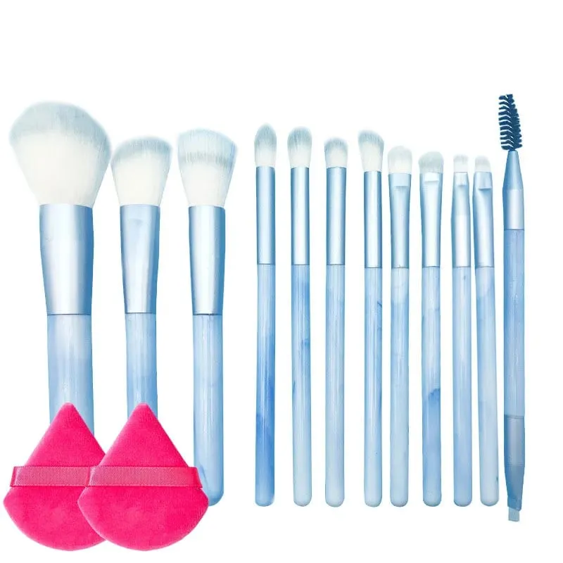 10/14 Stuks Make-Up Kwasten Set Oogschaduw Foundation Vrouwen Cosmetische Losse Poeder Blush Super Zachte Blending Make Up Borstel beauty Tool