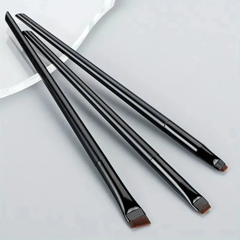 3Pcs/set Blade Eyeliner Brushes Eyebrow Brush Portable Flat Fine Eye Liner Brow Contour Makeup Brush Make Up Tool Wholesale