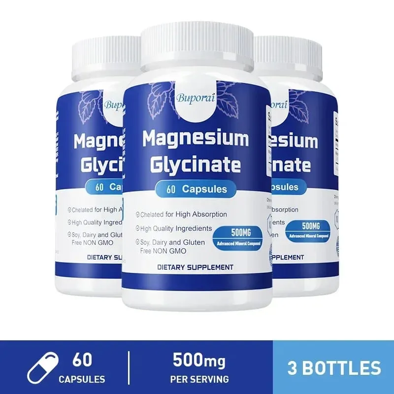 Magnesium Glycinate - Mendukung Kesehatan Saraf Jantung dan Otot Membantu Mengatasi Stres Kualitas Tidur Mendukung Pemulihan Otot — image 11