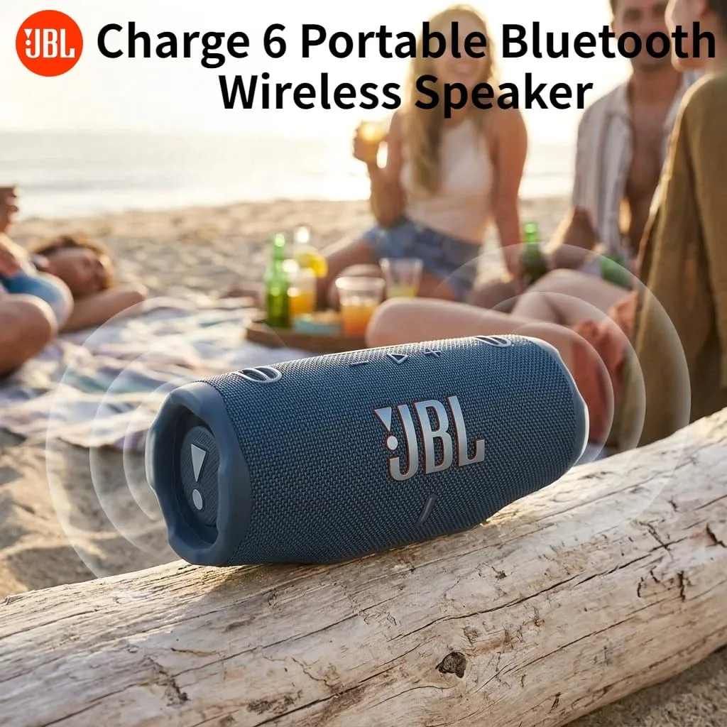 JBL Charge 6 Portable Bluetooth Speaker Wireless Deep Bass Subwoofer IP68 Waterproof Pro Sound Outdoor Party Camping Boombox