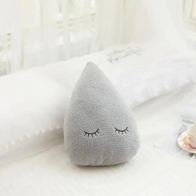Hot Stuffed Cloud Moon Star Raindrop plüsspárna puha párna játékok gyerekeknek baba gyerekek lány karácsonyi ajándék szoba autó dekoráció