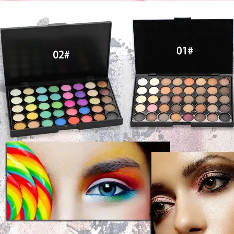 Pearlescent 15/40 Color Eyeshadow Palette High Saturation Eye Shadow Plastic This European American Hot Selling Spot Earth Color — image 2