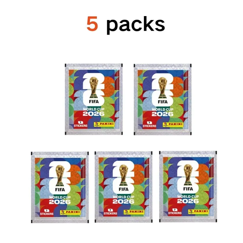 Panini FIFA World Cup 2026 תיבת מדבקות אטומה תיבת תחביבים מדבקות כדורגל לאספנות עבור אוסף אלבומים מאוורר כדורגל