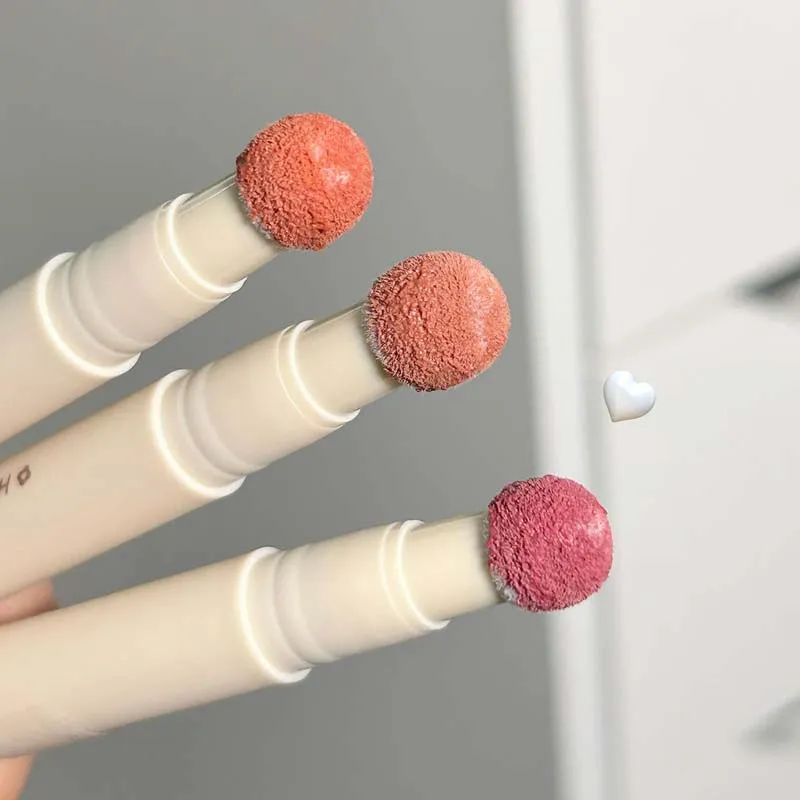 Mousse Velvet Matte Lip Tint Sponge Tip Design Creamy Non-Dry Texture Soft Foggy Finish for Natural Daily Lip Makeup — image 6