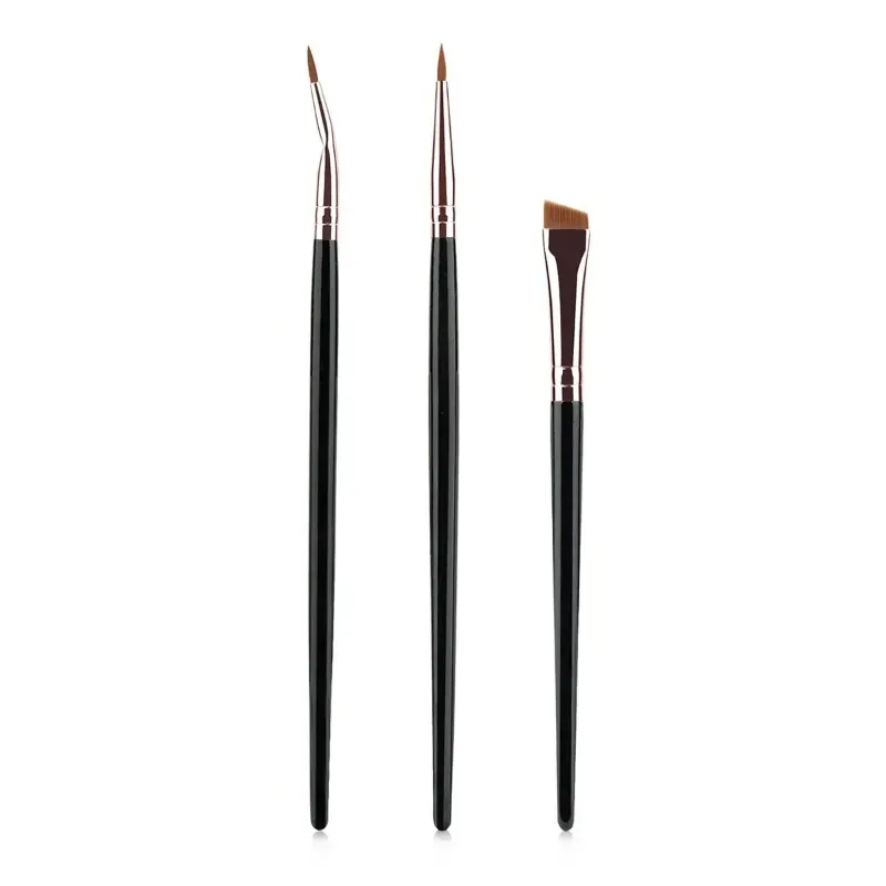 3Pcs Combination Detail Brushes Ultra-thin Lip Line Eye Line Brush Concealer Brush Eye Brow Contour Lower Eyelid Makeup Brushes — image 10