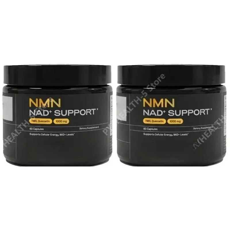 NMN Capsule Supplement 1000mg Serving NAD+ Supplement Supports Brain Energy 60 Capsules
