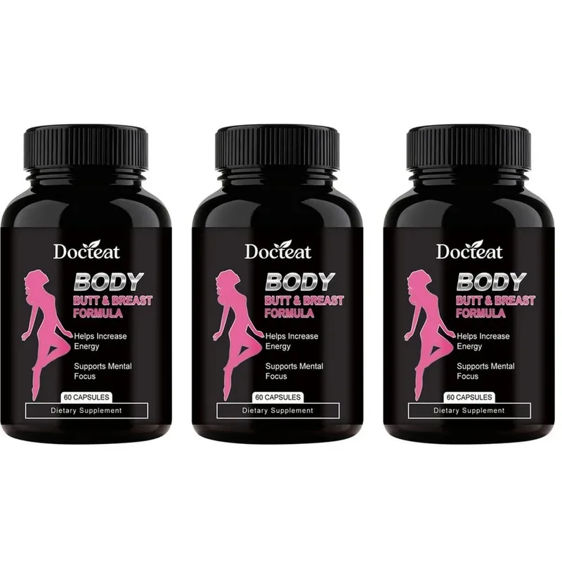 A Docteat Body Butt & Breast Formula kapszula kreatin és tejsavó 60 kapszula segítségével növeli az energiát és támogatja a mentális összpontosítást