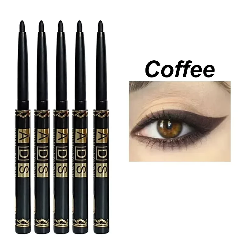Automatic Gel Eyeliner Pencil Waterproof Long Lasting Black Eye Liner Twist-Up No Sharpening Easy Glide Makeup for Women — image 12