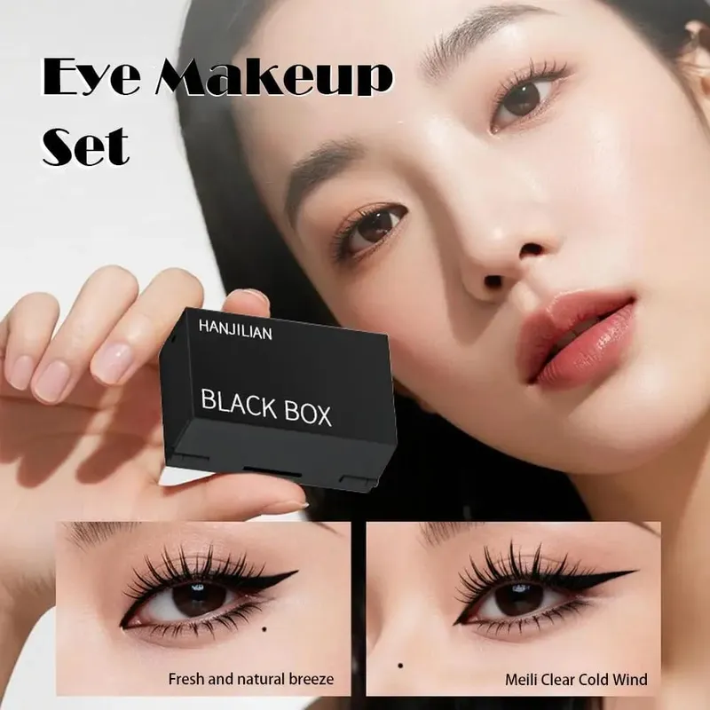3in1 Eye Makeup Stamp Φορητό Lasting-Sudge-proof Stamp Stamp Eyeliner & Mole Fast Application Σετ μακιγιάζ ματιών Εργαλεία μακιγιάζ βλεφαρίδων — image 3