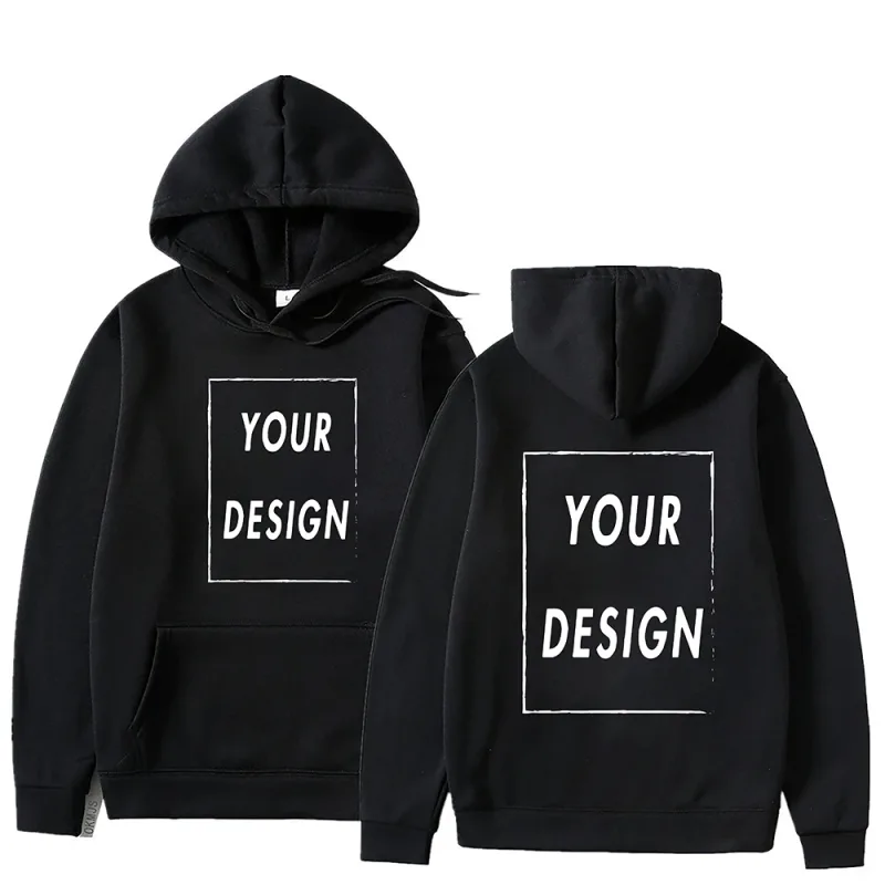 Il tuo logo/immagine del marchio di design personalizzato personalizzato ovunque uomo donna felpa con cappuccio fai da te felpa con cappuccio casual moda nuova