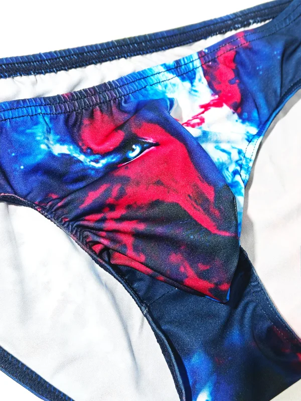 Men Bikini Briefs Sexy Underwear Gay Panties Comfortable Penis Pouch Slip Hombre Cuecas Male Underpants Polyeste Mesh Quick Dry