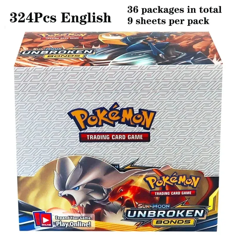 324Pcs Pokemon TCG: Sword & Shield Tempest Bonds Booster Box Trading Card Game Pokemon Kids Toys Επιτραπέζιο παιχνίδι — image 33