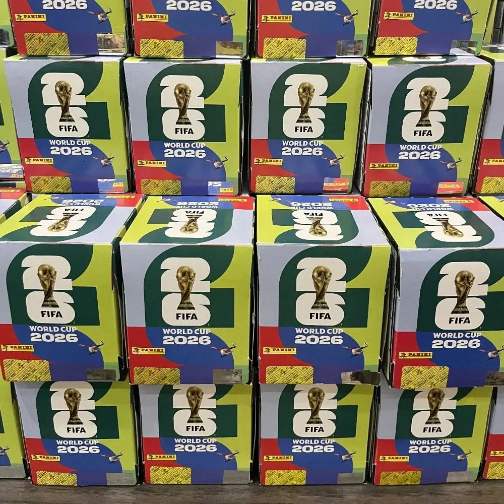 Σετ συλλεκτικών αυτοκόλλητων Panini Παγκόσμιο Κύπελλο FIFA 2026 με ασορτί άλμπουμ 50 πακέτα 7 αυτοκόλλητα το καθένα Σύνολο 350 για λάτρεις των σπορ