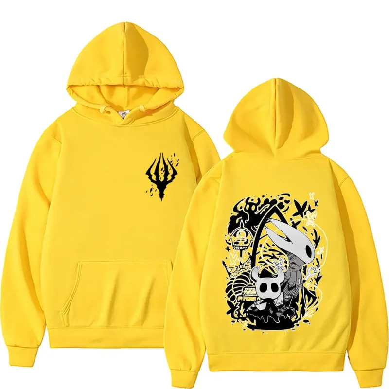 Oyun içi boş şövalye grafik kapşonlu erkek kadın giyim rahat büyük boy streetwear erkek Vintage polar kapüşonlular hayranları hediye eşofmanı — image 8