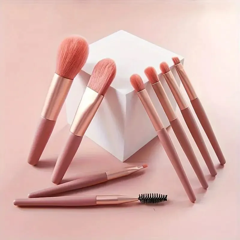 Salim Bag with Makeup Mini Brush 8 Kinds Pmore — image 5