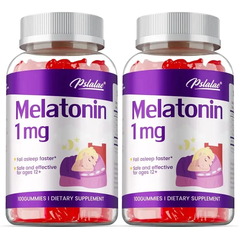 Melatonin gumicukor 1 mg - Gyermekek elalvását segítő szerek enyhítik a stresszt, javítják az álmatlanságot, javítják az alvás minőségét és mélyebb alvást — image 8