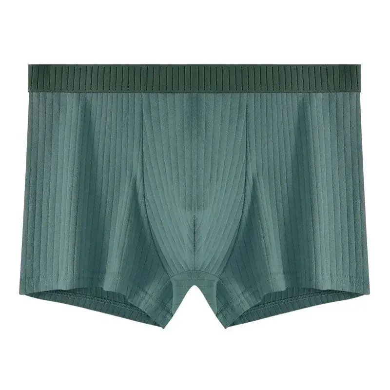 1/4 Stuks Herenondergoed Heren Puur Katoen Vierhoekshorts Alle Katoenen Antibacteriële Kruis Tiener Platte Hoekondergoed — image 18