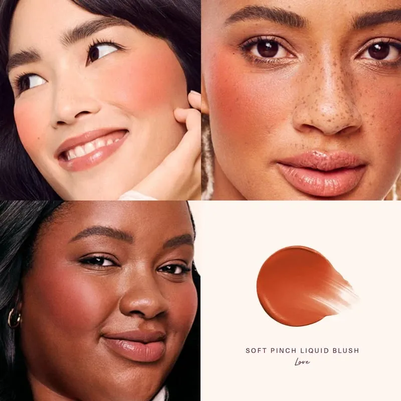 Rare Beauty Liquid Blush Μεταξένιο και Γλιστρά στην Ομαλή Φύση Μεγάλης διάρκειας Πλούτο Happy Hope Delight Stained Lipstick Gloss Μακιγιάζ