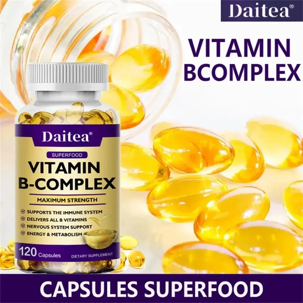 B-vitamin komplex – Az immunrendszert támogató kiegészítő elősegíti az agy egészségét és az idegrendszert, fokozza az energiát és javítja az éberséget