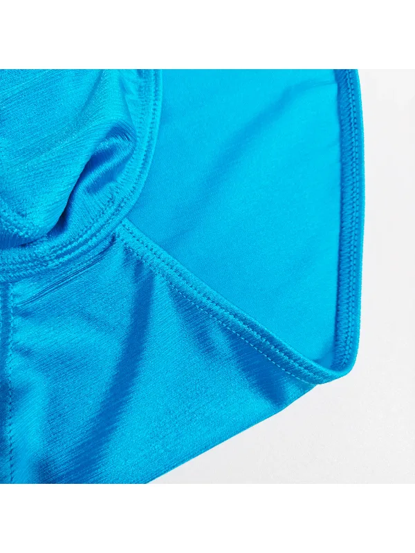 Men's Solid-Color Low-Waist Triangle Underwear Breathable Sexy Bottom Pants Trendy 1-Piece Set Mature Style Promotional Price — image 32