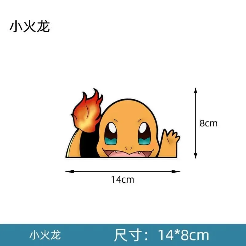 20 Phong Cách Pokemon Xe Ô Tô Anime Hình Pikachu Gengar Eevee Charmander Hoạt Hình Dễ Thương Búp Bê Sáng Tạo Miếng Dán Quà Tặng Sinh Nhật