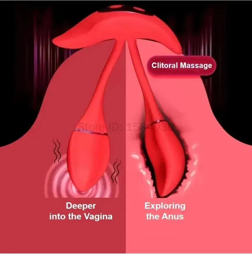 ​9 Speeds APP Control Vaginal Vibrators G Spot Anal Dual Massager Wearable Vibrating Egg Stimulator 18+ Adult Sex Toys for Women
