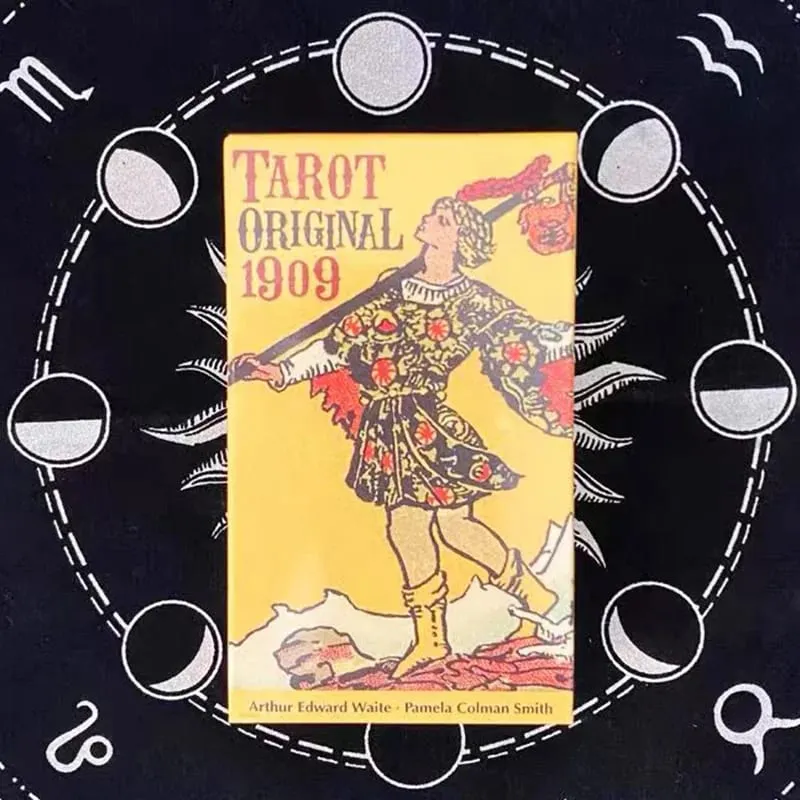 The Rider Waite Smith 1909 קלפי טארוט Oracle Deck למתחילים אנגלית ספרדית קלאסית מהדורת עתידות שחק משחק